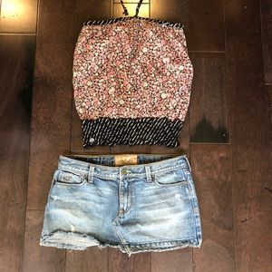 Hollister Jean Skirt